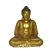 Resin Golden Meditation Japanese Buddha 40 cm