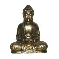 Resin Black Gold Buddha 55 cm