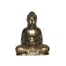 Resin Black Gold Buddha Meditation 30 cm