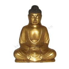 Resin Gold Black Buddha Meditation 55 cm