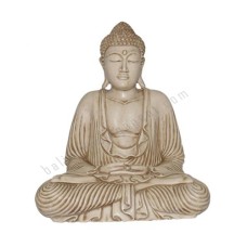 Resin Ivory Serenity Buddha Statue 55 cm