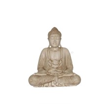 Resin Ivory Serenity Buddha Statue 15 cm