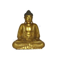 Resin Golden Serenity Buddha Statue 30 cm