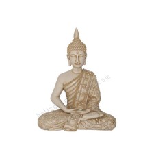 Resin Ivory Thai Buddha Meditation 30 cm