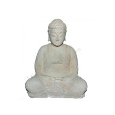 Stone Japanese Buddha Meditation Statue 20 cm