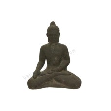 Stone Carved Buddha Earth Touching Statue 20 cm