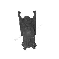 Stone Carved Happy Buddha Statue 30 cm