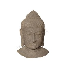 Stone Buddha Head Garden Statue 55 cm