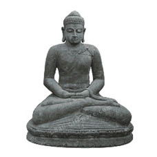Lava Stone Meditated Buddha 150 cm