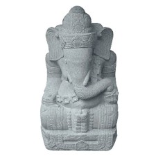 Carved Bali Lava Stone Ganesha Statue 75 cm