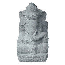 Carved Bali Lava Stone Ganesha 75 cm