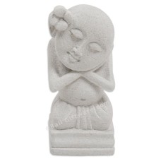 Sandstone Daydreamer Woman Sculpture 12 cm