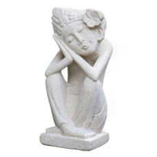 Beautiful Balinese Woman With Flower 20 cm