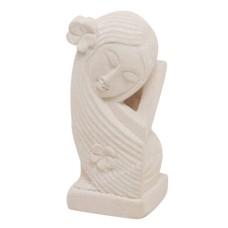 Sandstone Beautiful Woman Sculpture 15 cm