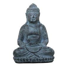 Serene Meditation Buddha Cast Stone 25 cm