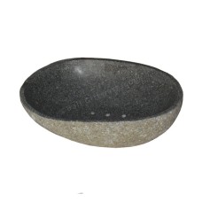 Bali Natural River Stone Soap Dish 18 cm