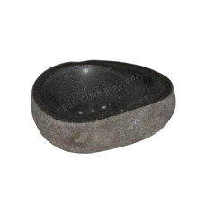 Bali Natural River Stone Soap Dish 17 cm