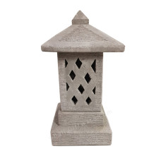 Cast Stone Square Garden Lantern 65 cm