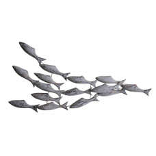 Wood Fish Troops White Wash 115 cm