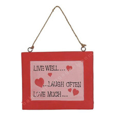 LIVE WELL LAUGH OFTEN LOVE MUCH Quotes 19 cm
