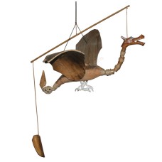 Natural Hanging Flying Dragon Wings 40 cm