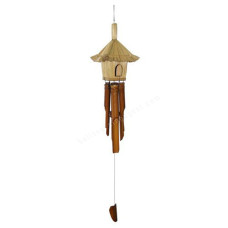 Bamboo Chime Alang Alang Bird House 105 cm