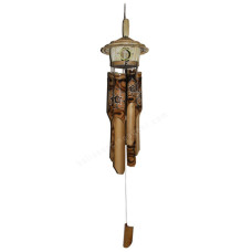Bamboo Chime Burnt Flower Bird House 85 cm