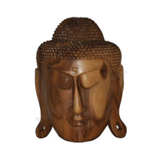 Wood Carved Buddha Mask 40 cm
