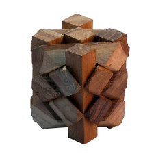 Five Pillars Wood Puzzle Medium