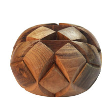 Double Oval Wood Puzzle Large