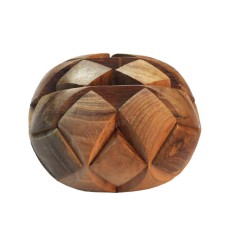 Double Oval Wooden Puzzle Medium