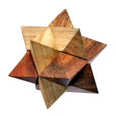 Magic Star Wood Puzzle Medium