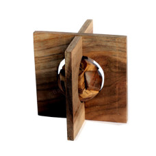 Magic Caged Ball Wood Puzzle