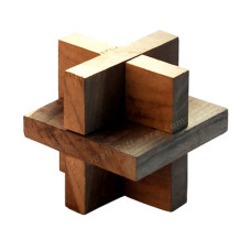 Uxu Box Wood Puzzle Brain Teaser