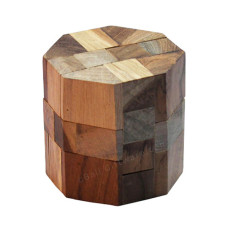 Octagon Tube Wood Puzzle
